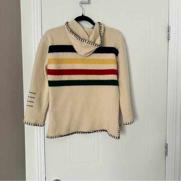 Ralph Laurent Vintage Hudson Bay Company 100% Wool Hoodie - Picture 8 of 9